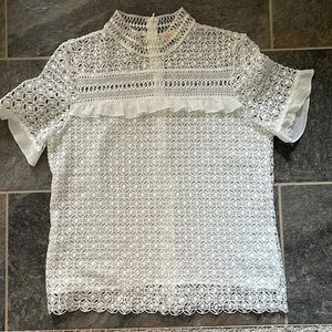 Alythea shirt, crochet style 100% polyester